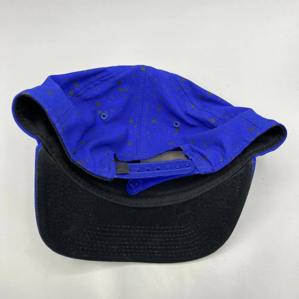 Air Jordan Hat Men Blue‎ Black Speckled Print Jumpman Snap Back Cap